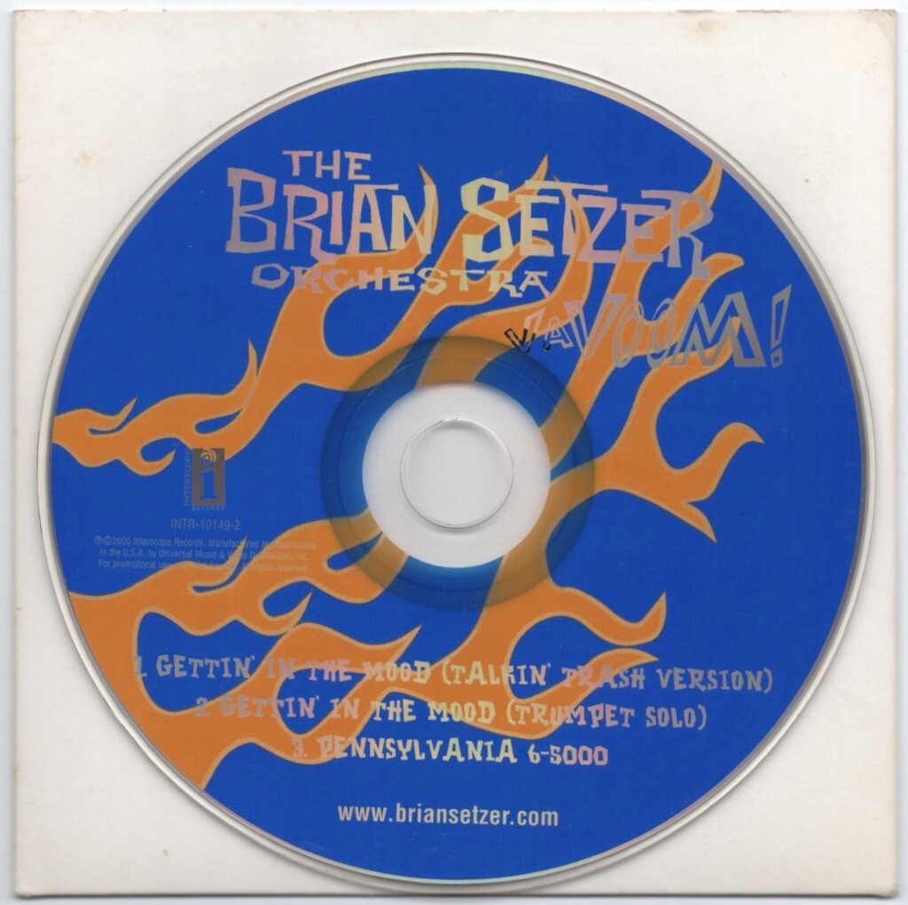貴重盤 / THE BRIAN SETZER ORCHESTRA - VAVOOM! (US Promo CD) / ブライアン・セッツアー / Stray Cats / ストレイキャッツ / ロカビリー拍卖