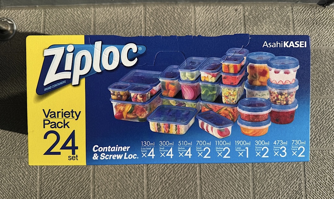 新品未使用★ジップロックコンテナ Ziploc 24セット★バラエティパック 保存容器 耐熱 冷凍 電子レンジ拍卖