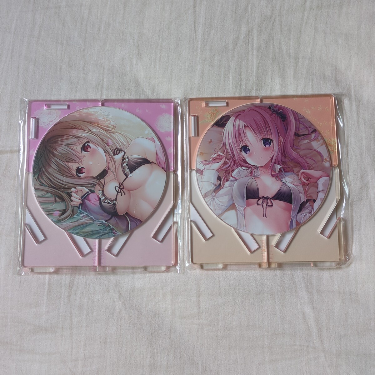 新品未開封 TwinBox アクリルスタンドコースター 2種セット 前田栞 和泉香織拍卖