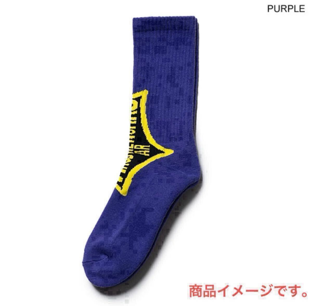 新品◎送料無料【 VIRGO wearworks 】NJ SOX 靴下 日本製 フリーサイズ パープル★ ソックス 細美武士 phenomenon brahman GARNI crimie 拍卖