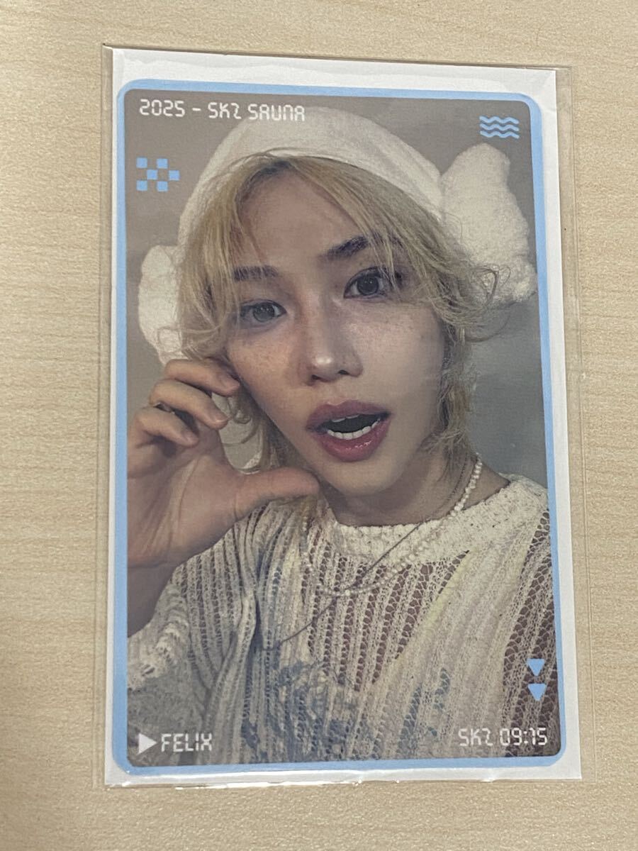 straykids JYP POPUP サウナ 購入特典トレカ フィリックス stray kids ピリ ポガリ ポップアップ skzサウナ拍卖