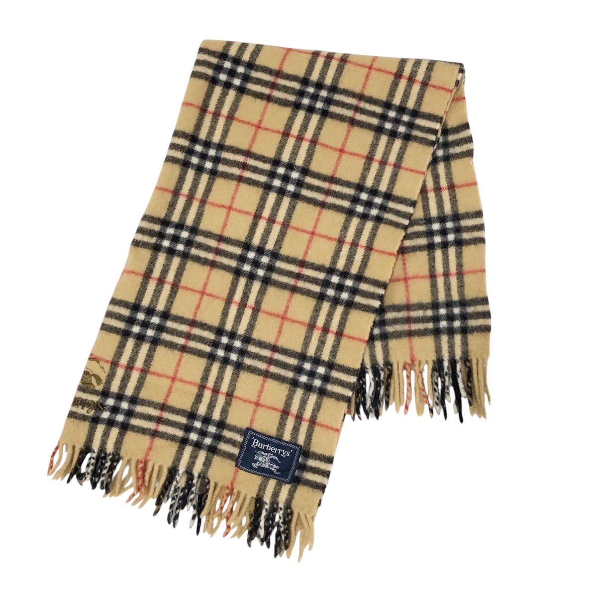 Burberrys バーバリー ブランケット ひざ掛け 肩掛け マフラー 大判 ノバチェック 西川産業製 size:100㎝(長さ)×57㎝(幅) ■0929KH①拍卖
