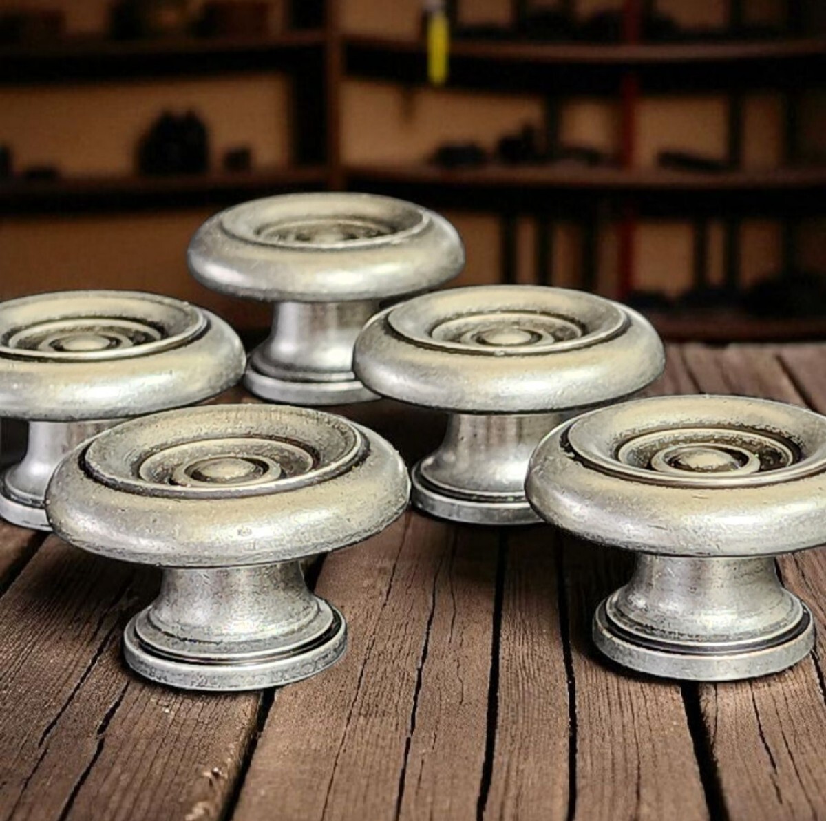 アンティーク風 つまみ 取っ手 ノブ 6個売り。②拍卖