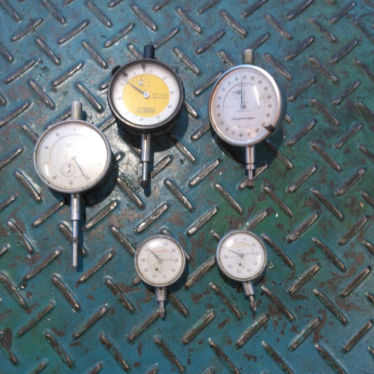 u1551 ダイヤルゲージ (PEACOCK 尾崎製作所 他) 5個セット拍卖