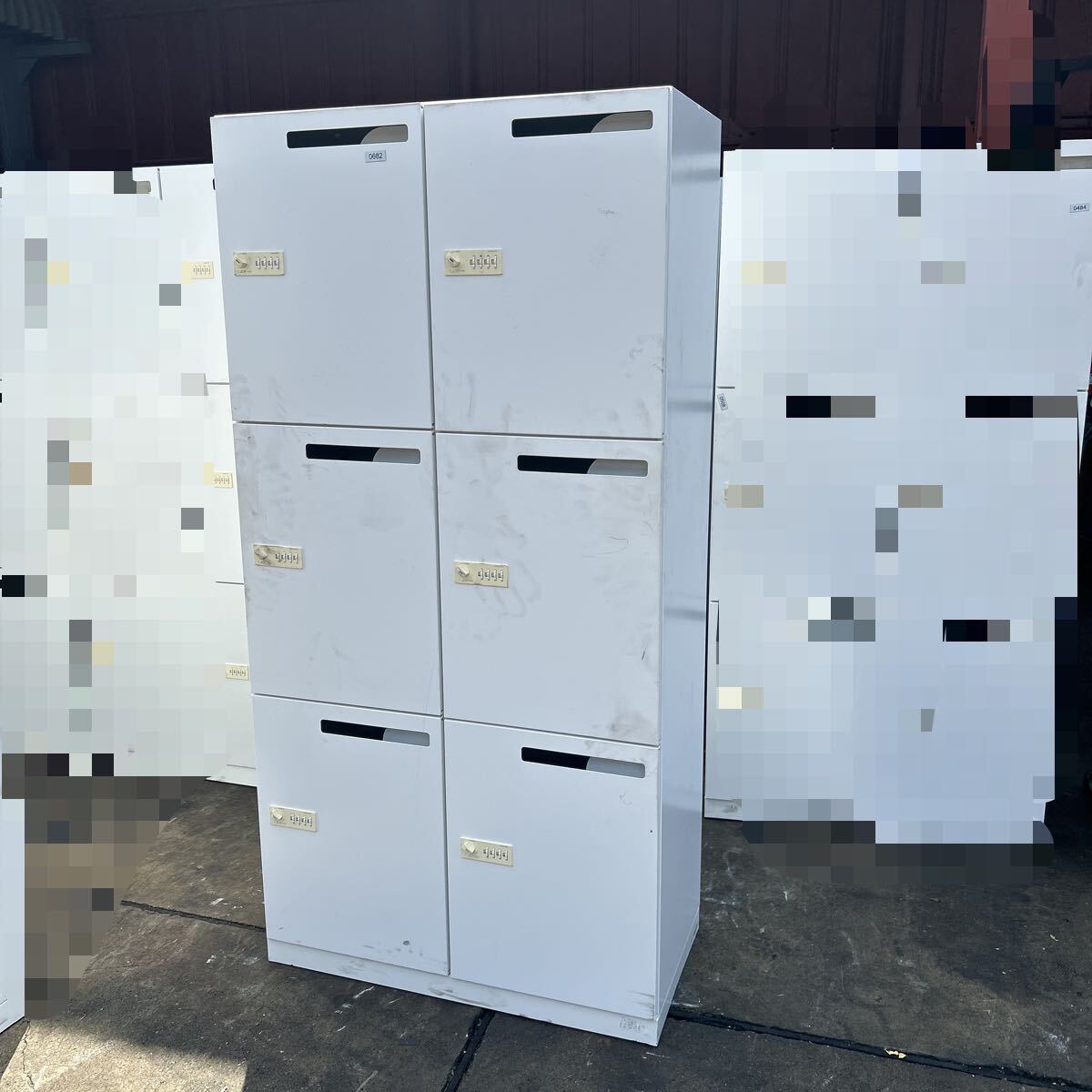 T1942 KOKUYO コクヨ ロッカー 整理 収納 下駄箱 6人用 2列3段 耐荷重3kgf ※ダイヤル錠付き/鍵無し拍卖