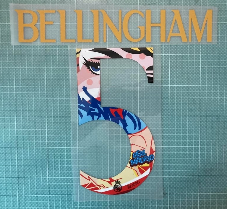 2023 レアル・マドリード x ベリンガム / Bellingham マーキング セット (プレシーズン)拍卖