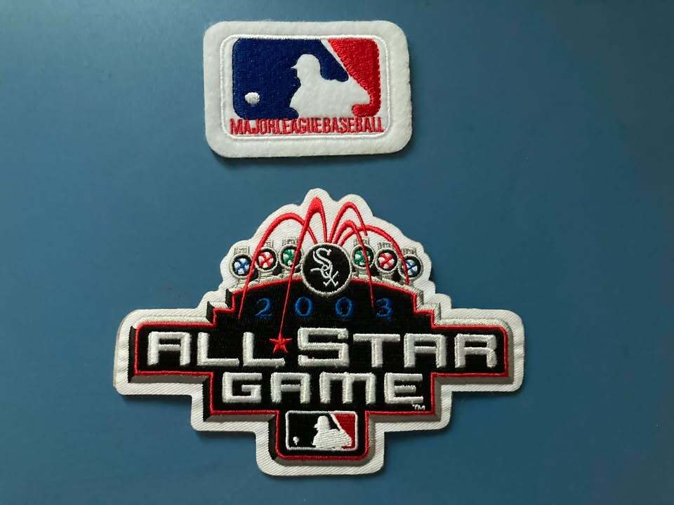 2003 メジャーリーグベースボール All Stars Game ワッペン 2枚 セット (刺繍) 拍卖