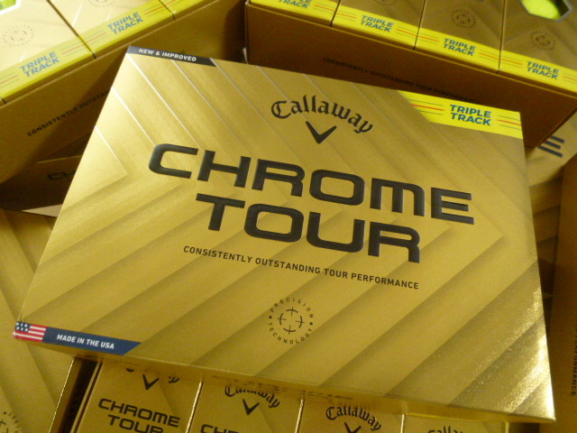 ◆2024年!最新/正規品◆キャロウェイ ゴルフ CHROME TOUR TRIPLE TRACK/イエロー/1ダース/Callaway/YE◆クロムツアー/新品拍卖