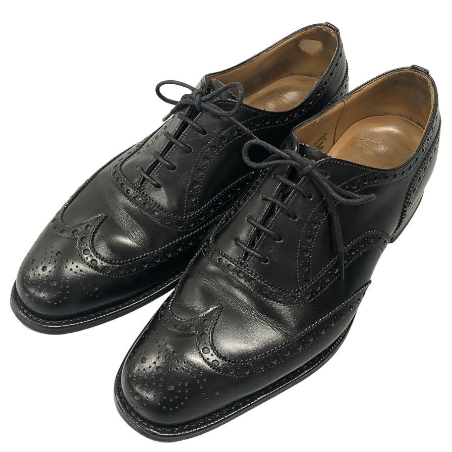 チャーチ レザーシューズ チェットウィンド フルブローグ ウイングチップ メンズ サイズ55F 173ラスト Church´s 約25.0cm【AFC47】拍卖