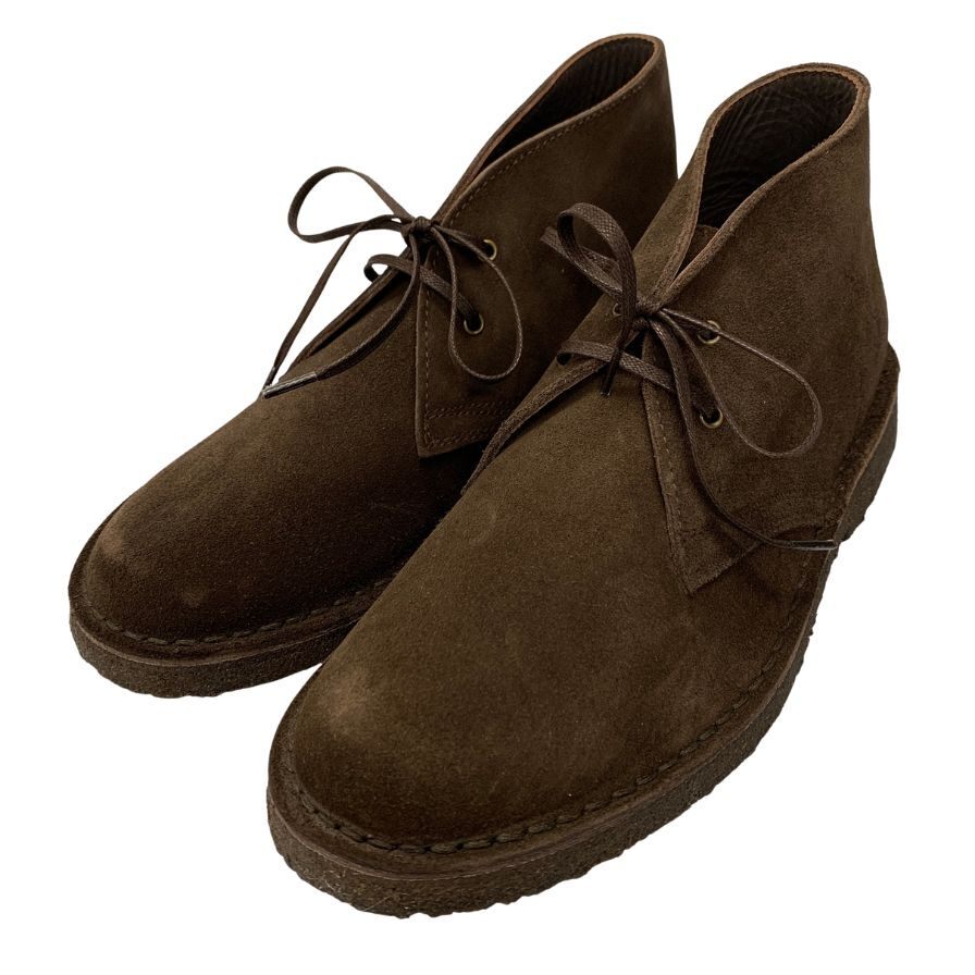 ロイドフットウェア レザーシューズ チャッカブーツ スエード クレープソール メンズ サイズ40 ブラック系 【AFD1】拍卖