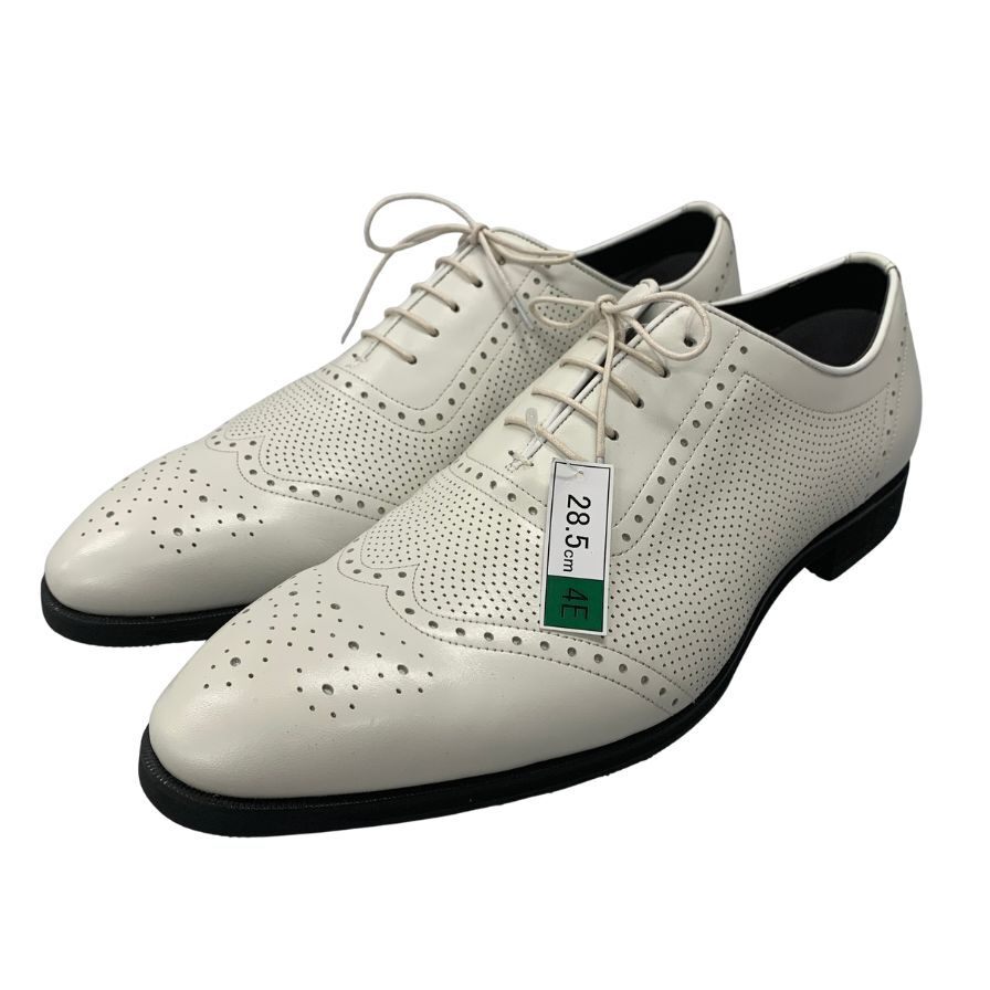 モデロ レザーシューズ eVent搭載 HyperVソール 防臭 耐水 DM8313 ホワイト サイズ28.5 MODELLO 約28.5cm【AFC44】拍卖