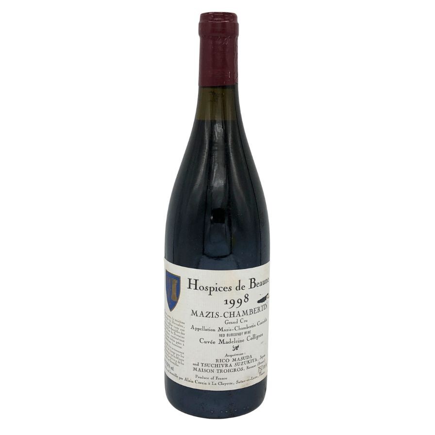 オスピス ド ボーヌ マジ シャンベルタン グランクリュ キュヴェ マドレーヌ コリニョン 1998 750ml 13.5% Hospices de Beaune Mazis【P1】拍卖
