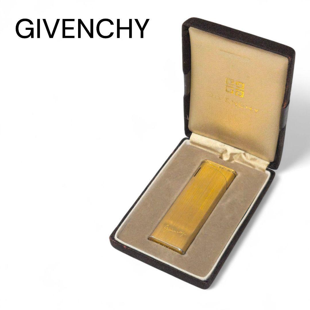 【ジャンク品】GIVENCHY ジバンシー ガスライター 喫煙具 ゴールド拍卖