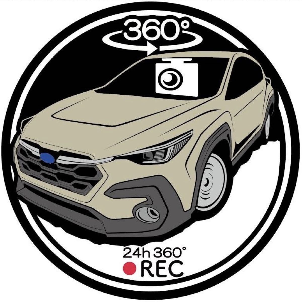 愛車色に変更承ります スバル クロストレック ドラレコ ドライブレコーダー ステッカー拍卖