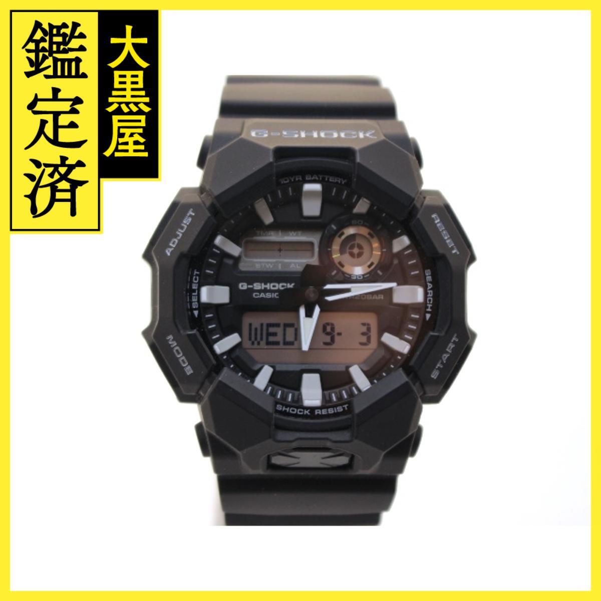 CASIO カシオ G-SHOCK GA-010-1AJF SS/ラバー ブラック/デジタル 男性用/Men's watches拍卖