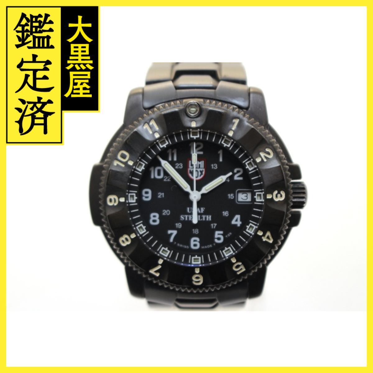 LUMINOX ルミノックス ナイトホーク F-117 3400 SS ブラック 時計拍卖