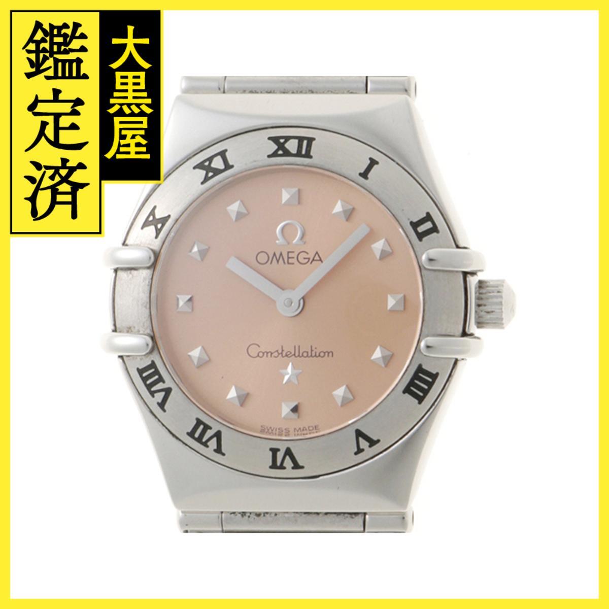 OMEGA オメガ コンステレーション ミニ 1561.61 SS クォーツ ピンク 女性用/Ladies watches拍卖