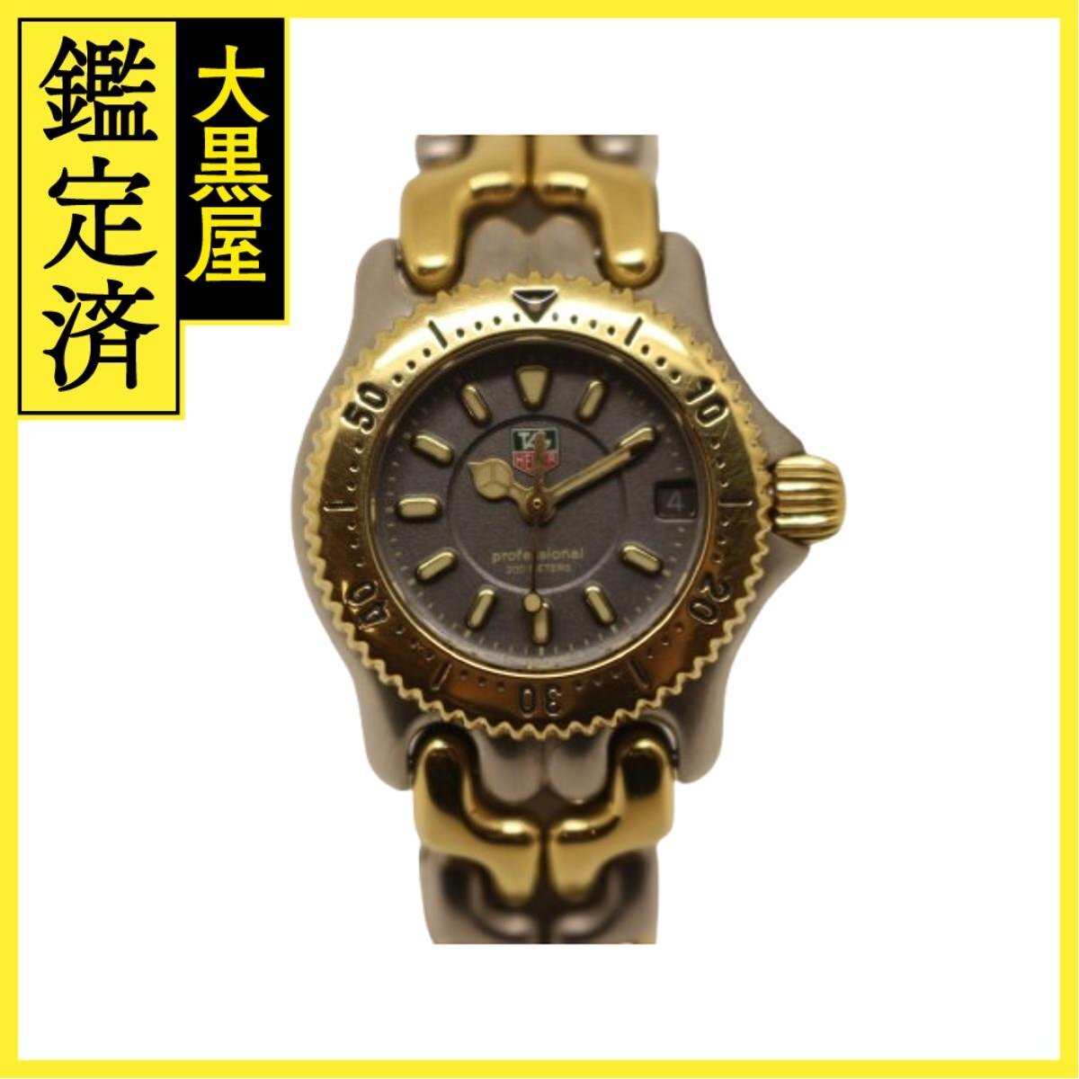 TAG HEUER タグ・ホイヤー セル デイト WG1420-0 GP/SS グレー 女性用/Ladies watches拍卖