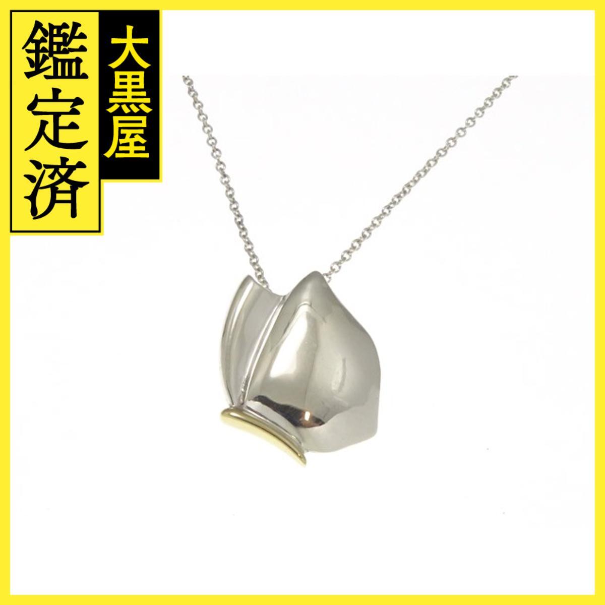 Tiffany&Co ティファニー バタフライNC 925SV/YG 4.3g拍卖