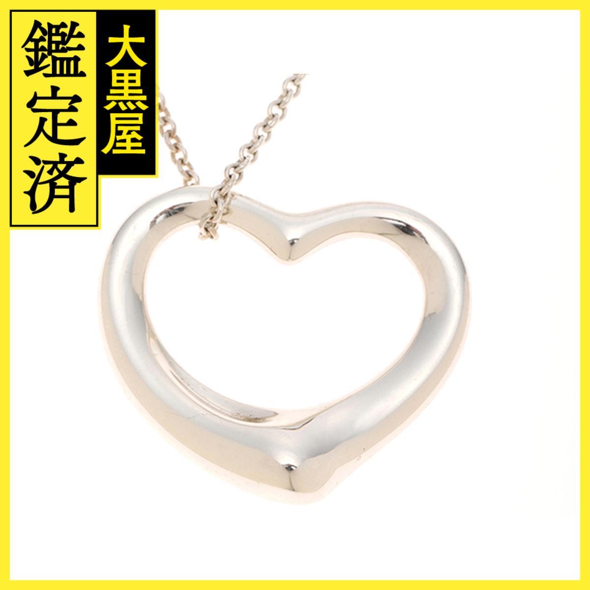 TIFFANY&CO ティファニー オープンハート ネックレス SVシルバー 10.1g拍卖