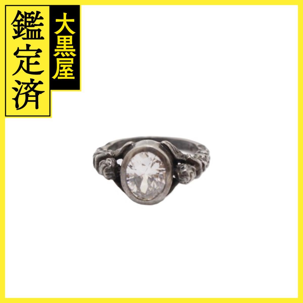 ROYAL ORDER ロイヤルオーダー NEW ANGEL リング 指輪 SR06-CLEAR SV シルバー ジルコニア 11号拍卖