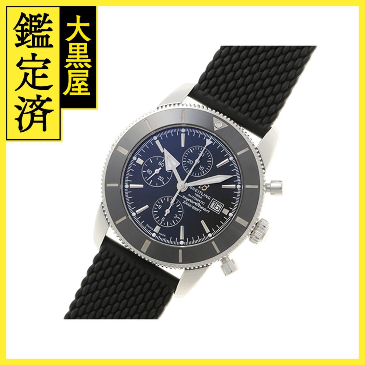 BREITLING ブライトリング スーパーオーシャン ヘリテージ クロノグラフ A1332024/B908 SS/ラバー 自動 ブラック拍卖
