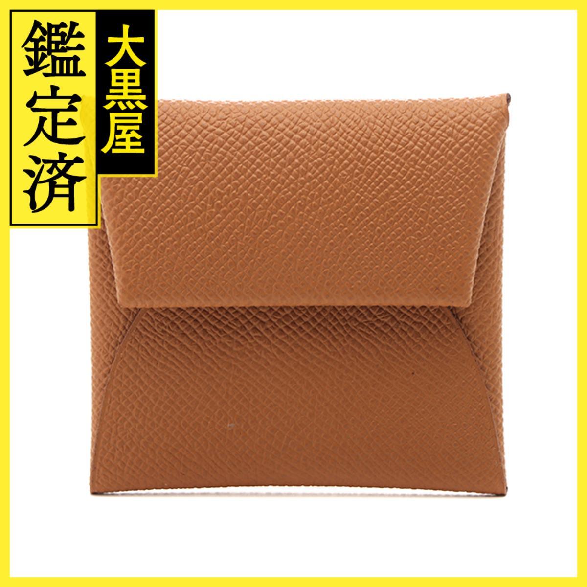 HERMES エルメス コインケース 小銭入れ バスティア ゴールド ヴォーエプソン Y刻拍卖