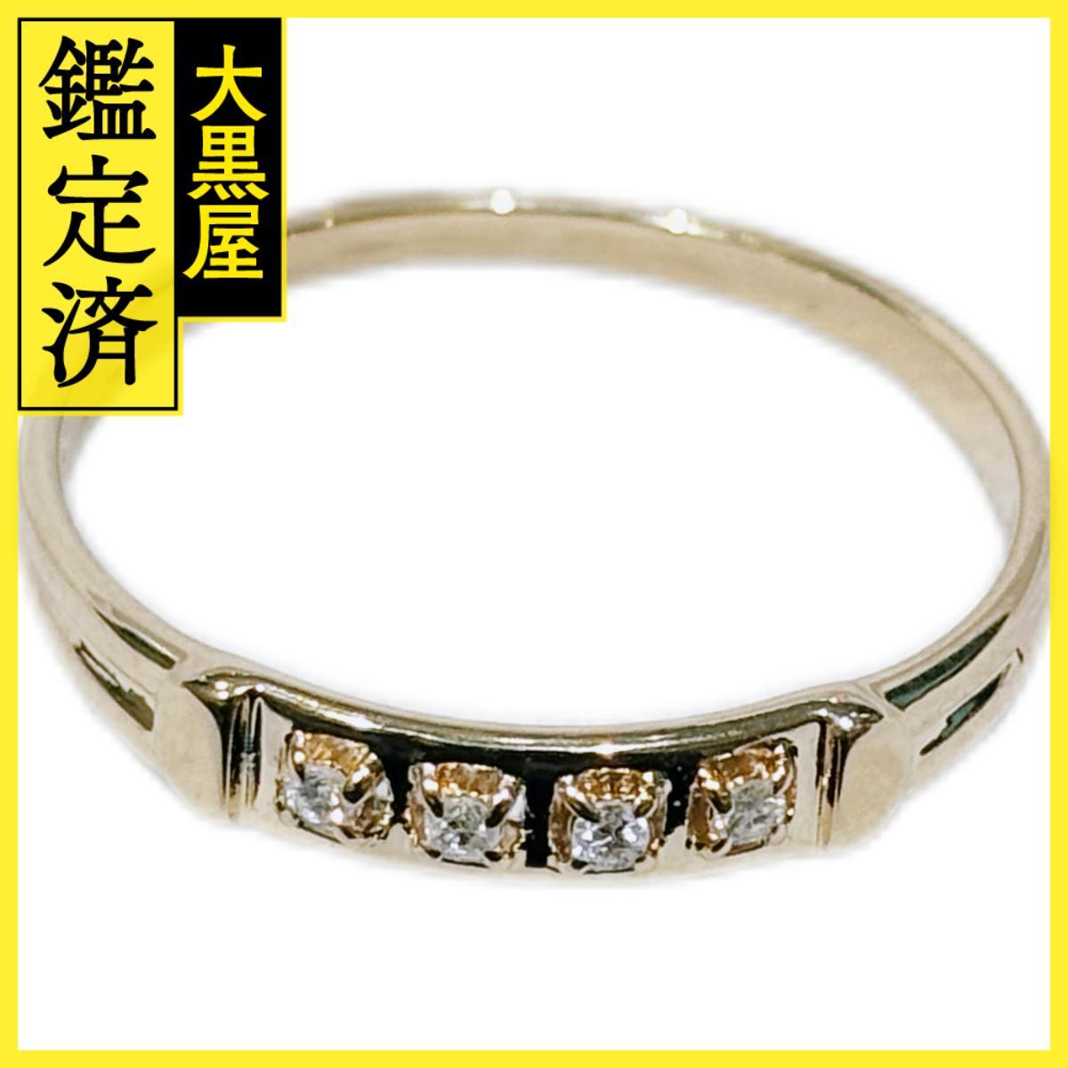 JEWELRY ノンブランドジュエリー リング 指輪 K18 D ダイヤモンド 約1.4g 11.5号 2145000246947拍卖