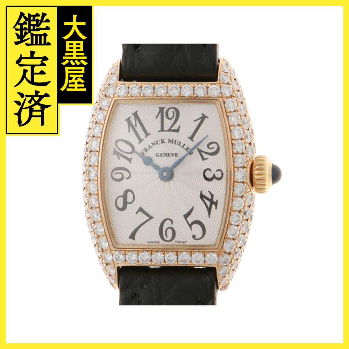 FRANCK MULLER フランク・ミュラー トノーカーベックス 2500QZD 750PG クォーツ ギョウシエ 女性用/Ladies拍卖