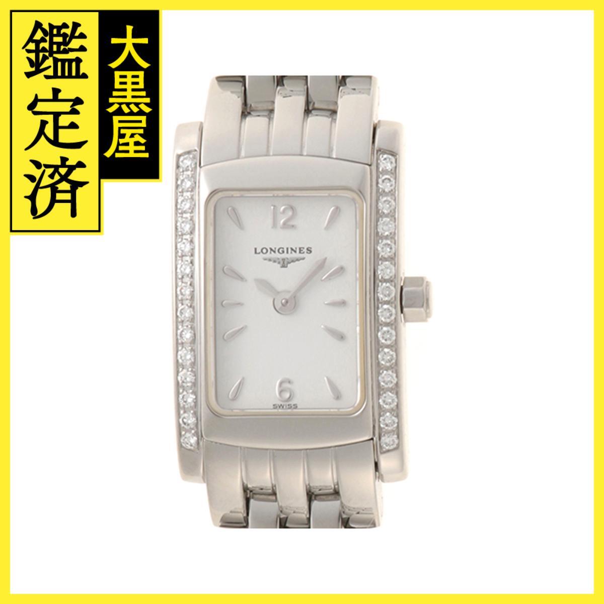 LONGINES ロンジン - L5.158.0 SS/SS クォーツ ホワイト 女性用/Ladies watches拍卖