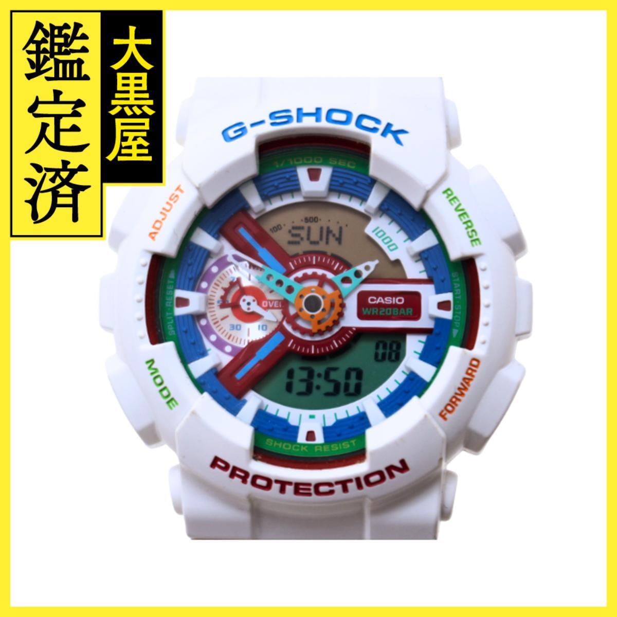CASIO カシオ G-SHOCK GA-110MC ラバー ホワイト 男性用/Men's watches拍卖