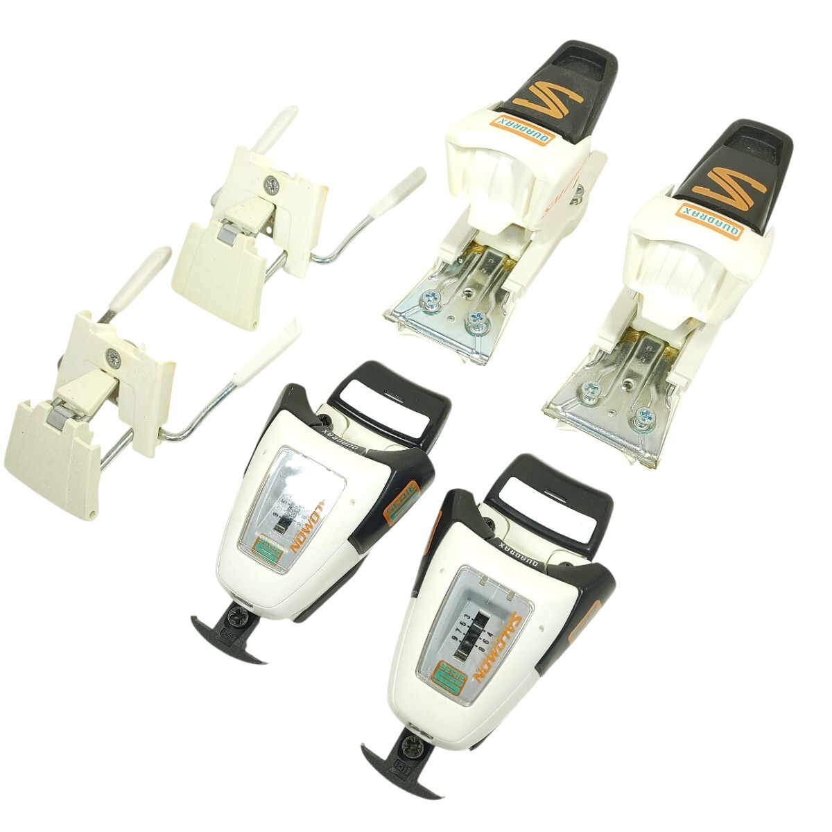 Ye1871LL SALOMON サロモン スキー ビンディング バインディング ホワイト×ブラック ウィンタースポーツ フランス製 未使用品拍卖