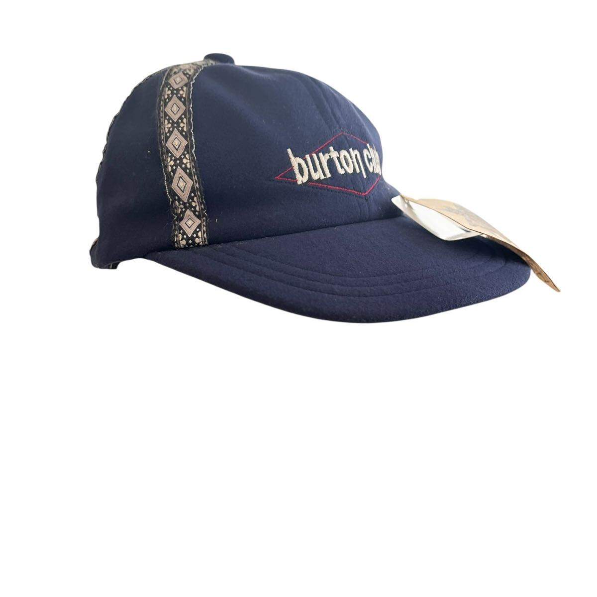 Ye2017cc タグ付き未使用 burton club バートンクラブ キャップ 帽子 ネイビー 紺 フリーサイズ 日本製 メンズ拍卖