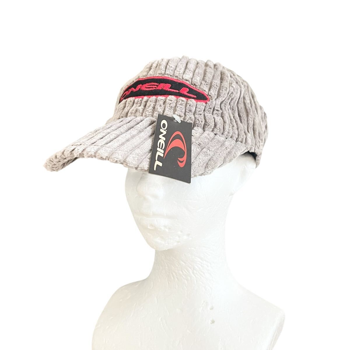 Ye2025cc タグ付き未使用 O'NEILL オニール キャップ 帽子 グレー サーフキャップ FREEサイズ 日本製 メンズ拍卖