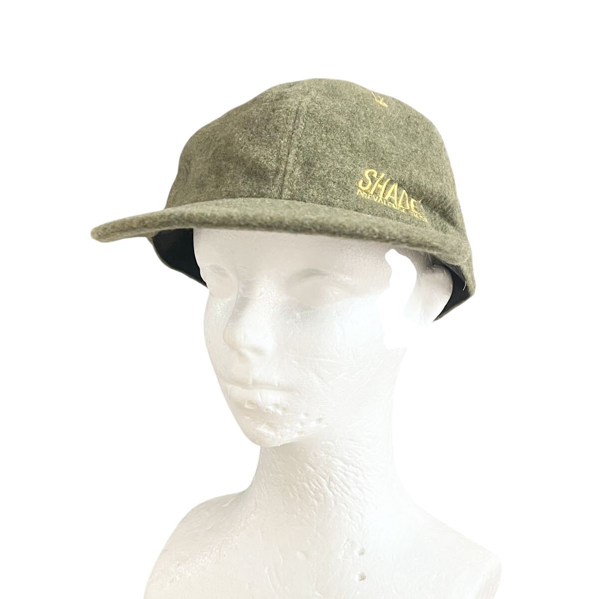 Ye2030cc SHADE'S PREVALENCE DESIGN 帽子 キャップ カーキ FREEサイズ ウール 毛 メンズ おしゃれ拍卖