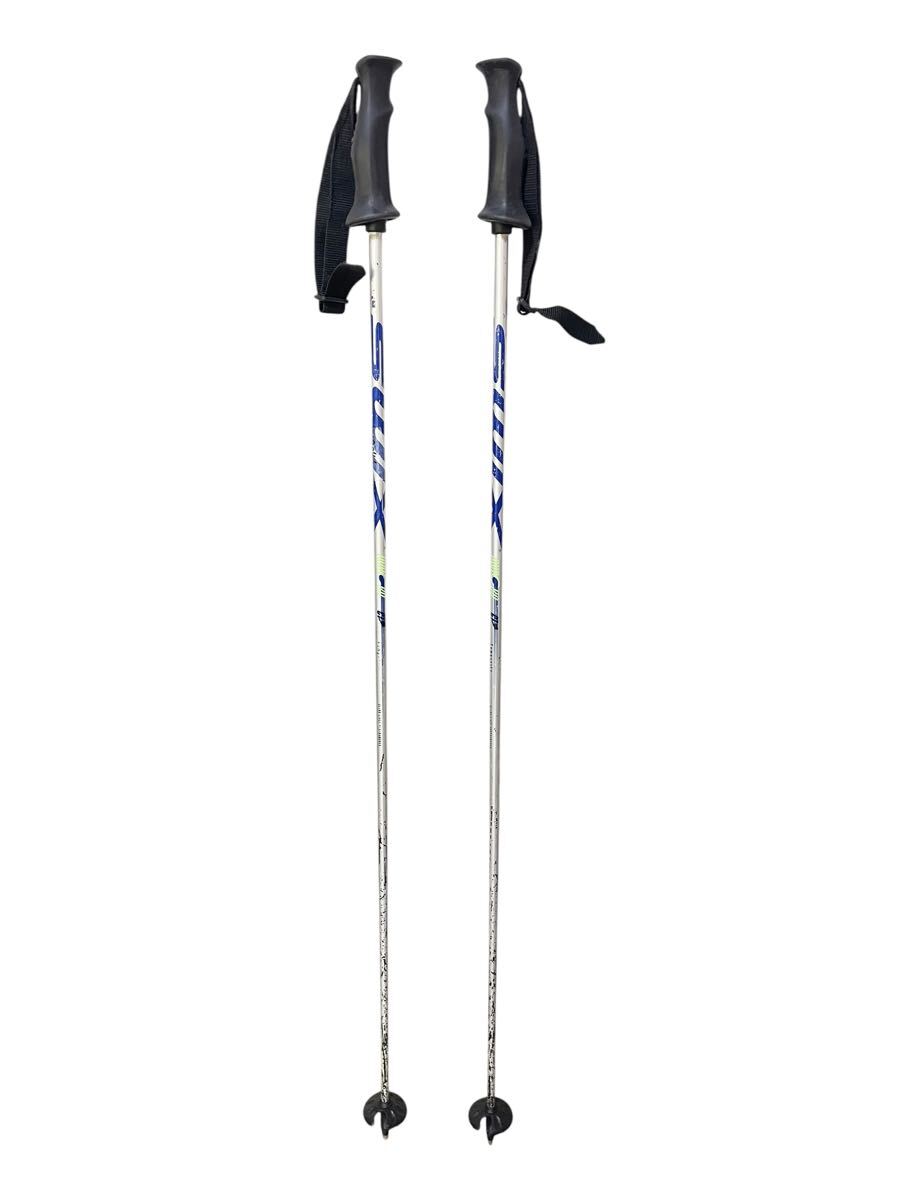Ye2018cc 【SWIX】スウィックス ストック・ポール スキー 全長116cm シルバー系 アルミ アウトドア用品拍卖