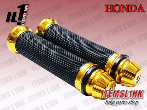 LK2-1GD グリップSet 金色 ホーネット/250/600/900 VTR250 CBR900RR CBR929RR SC/28/33/44 VFR/400/800/R RC46 RVF/400/750/R 汎用拍卖