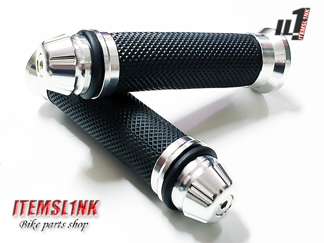 LK2-1SVB アウトレット特価! アルミ グリップ 銀色 ゼファー400 ゼファー/750/1100/RS バリオス ZRX400 Z125PRO Z250 Z750/900RS 汎用拍卖