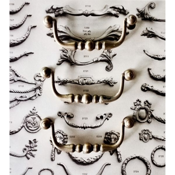 フランス 永遠の硬化 金の球と真鍮製ハンドル アンティーク ツマミ キャビネット 建具 インテリア ブラス 家具 取手 取っ手 テーブル 机拍卖