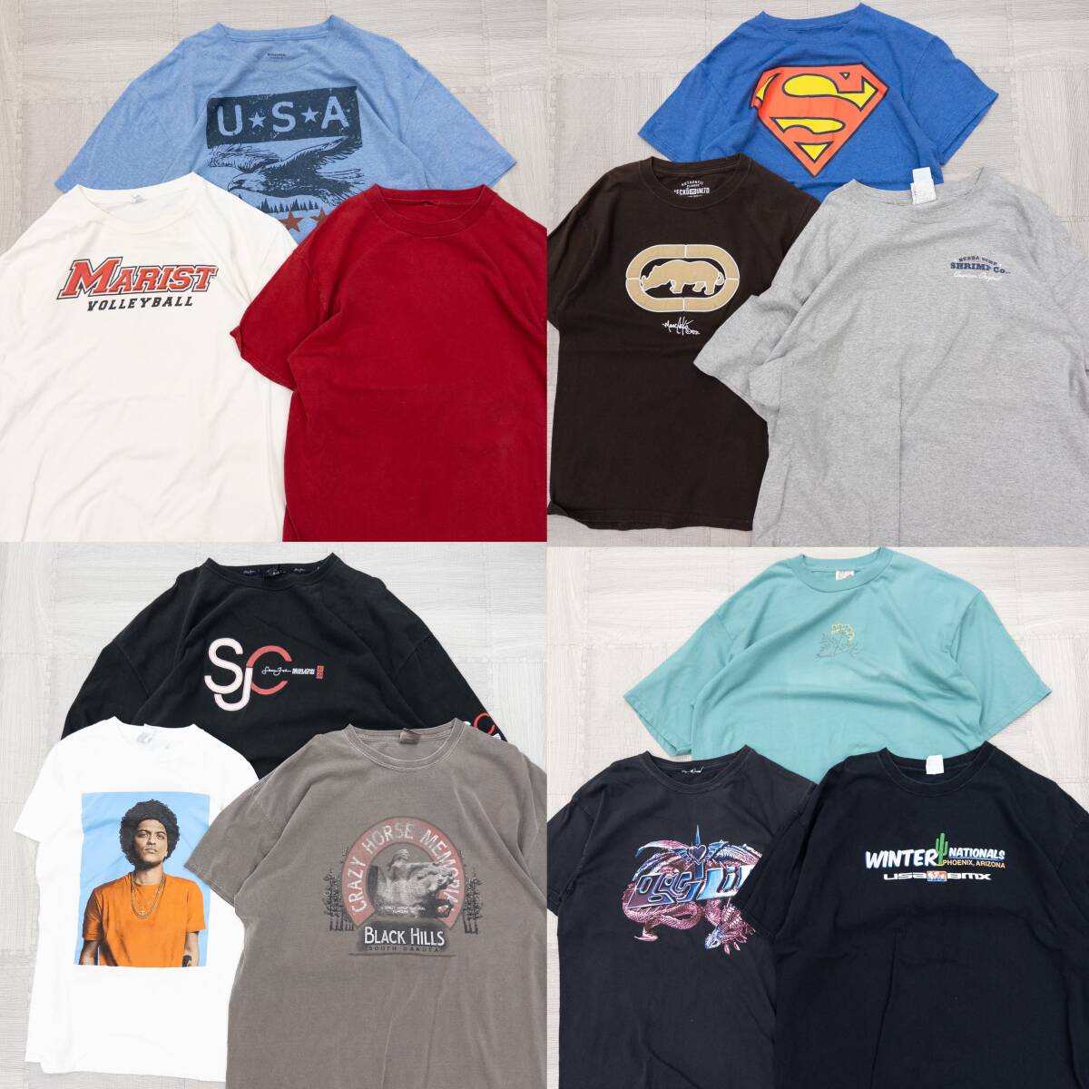 古着 現物まとめ売り 00's プリントTシャツ 12枚セット アソート 洗濯済み 古着卸 0822005拍卖