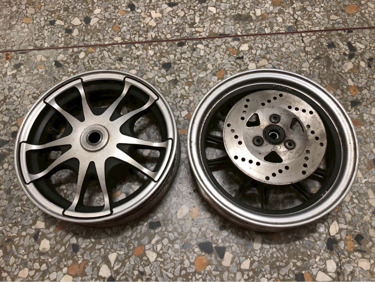 アドレスV125 社外アルミホイール 前後セット 中古 アドレスV125S 中古品拍卖