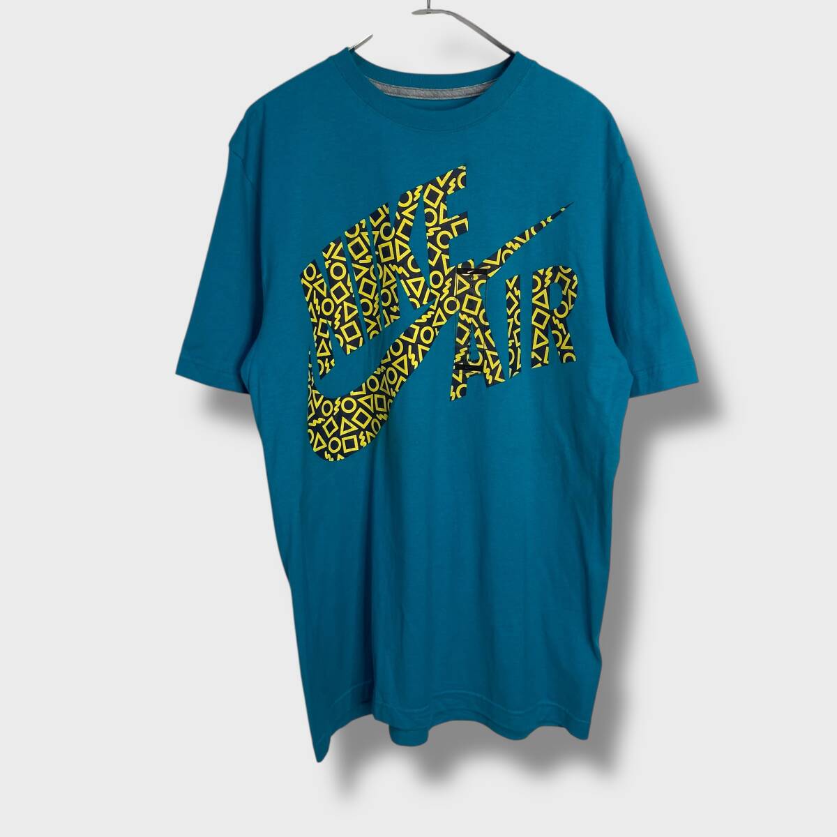 送料無料☆タグ付き未使用品☆NIKE☆ナイキ☆グラフィックロゴTシャツ☆NIKE AIR☆ターコイズブルー☆M☆I25M拍卖
