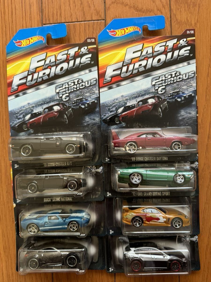 Hot Wheels FAST FURIOUS 全8種拍卖