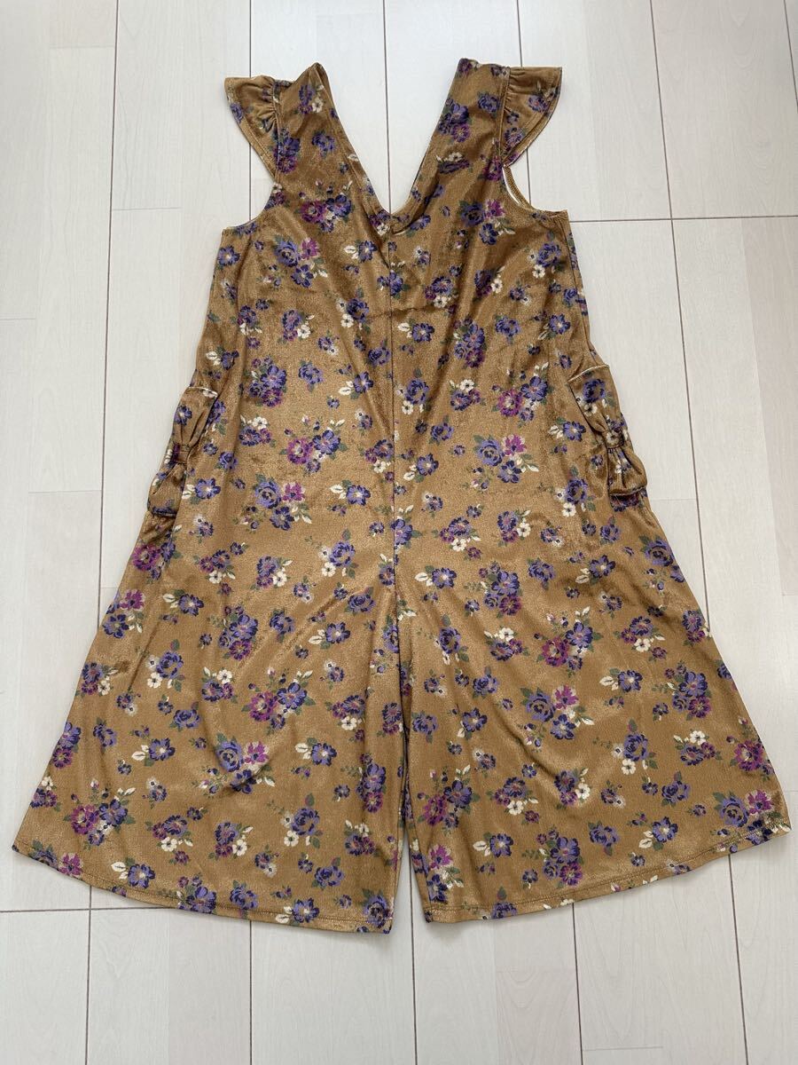 ★送料無料 any FAM ベロアサロペット size/kids L 140-150㎝拍卖