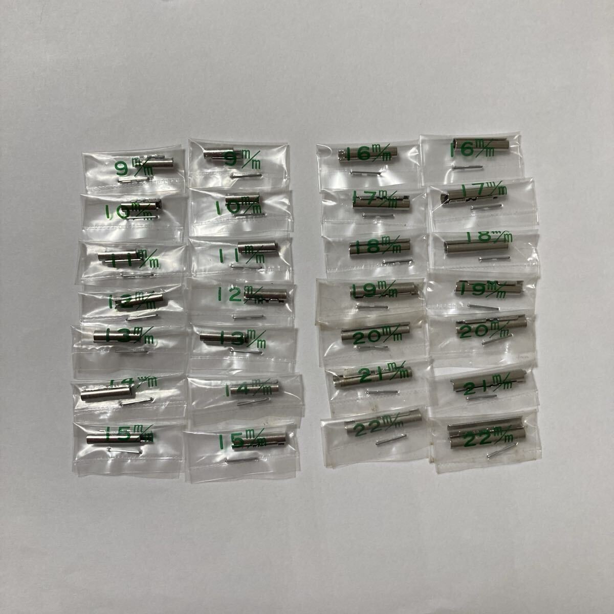 フィット管 銀色 9mm〜22mm 28ペア (56本)拍卖