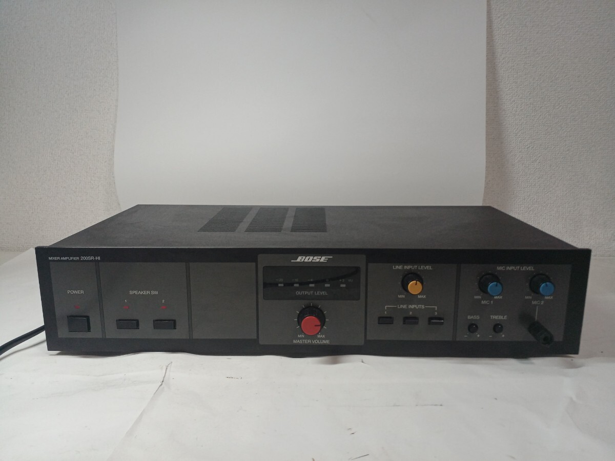 BOSEのミキサーアンプ「MIXER AMPLIFIER 200SR-HI」通電確認済み拍卖