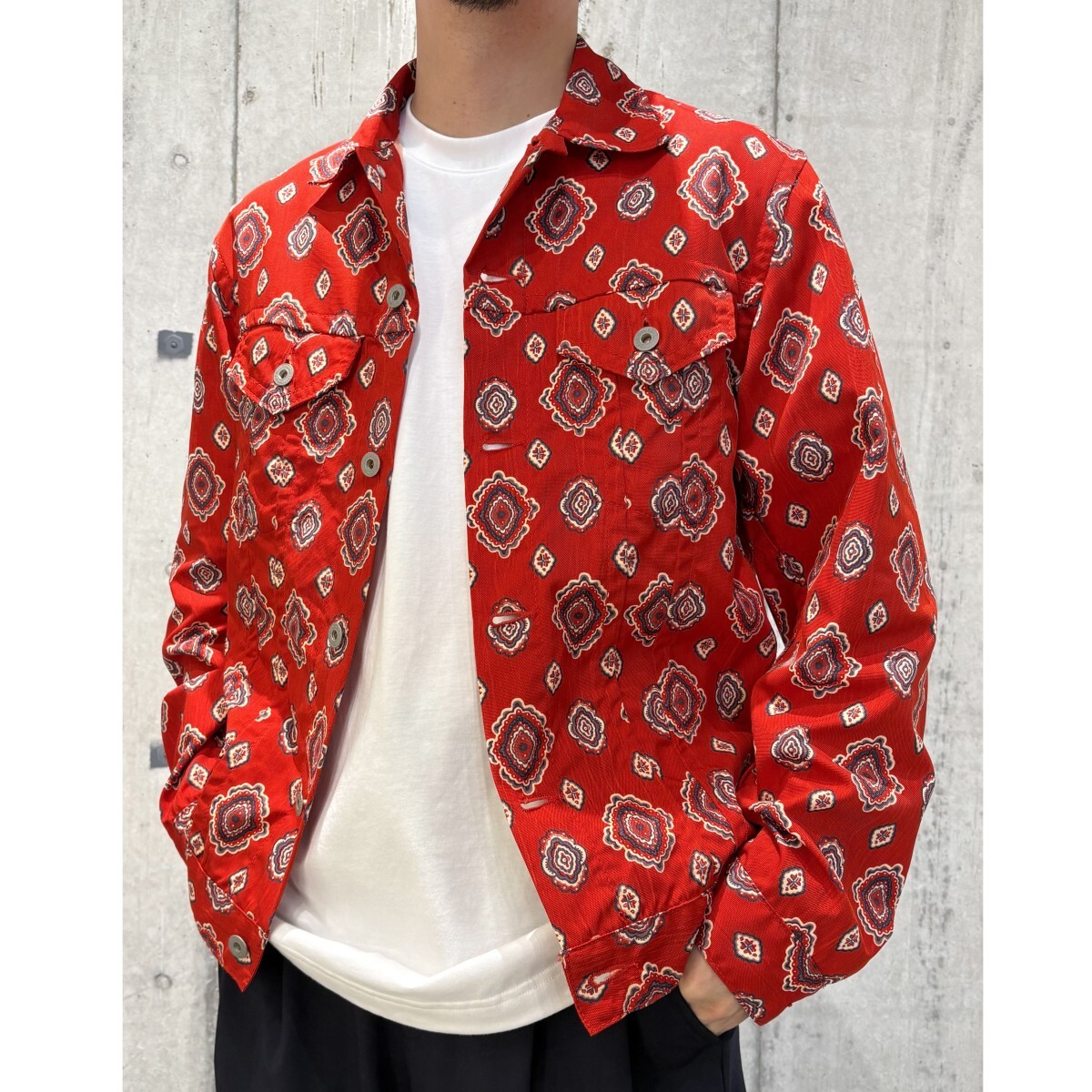 JUNYA WATANABE COMME des GARCONS MAN 05SS 総柄シャツジャケット8069000133394拍卖