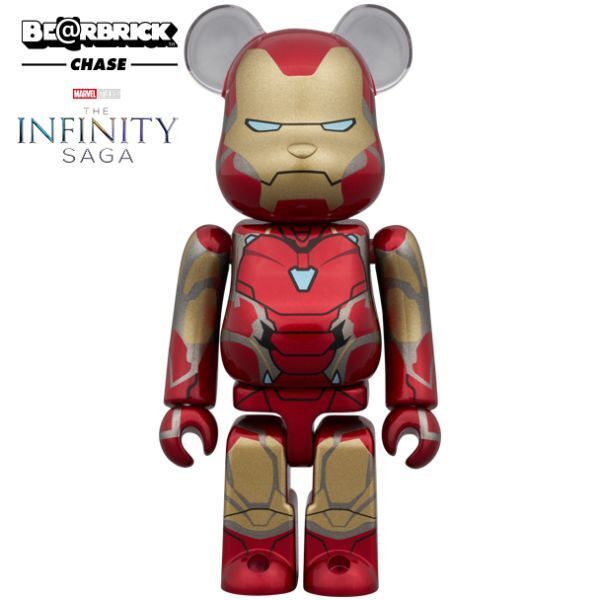 即決★ベアブリック チェイス【アイアンマン マーク85】マーベル★BE@RBRICK CHASE【MARVEL INFINITY SAGA】IRONMAN MARK 85★MEDICOM TOY拍卖