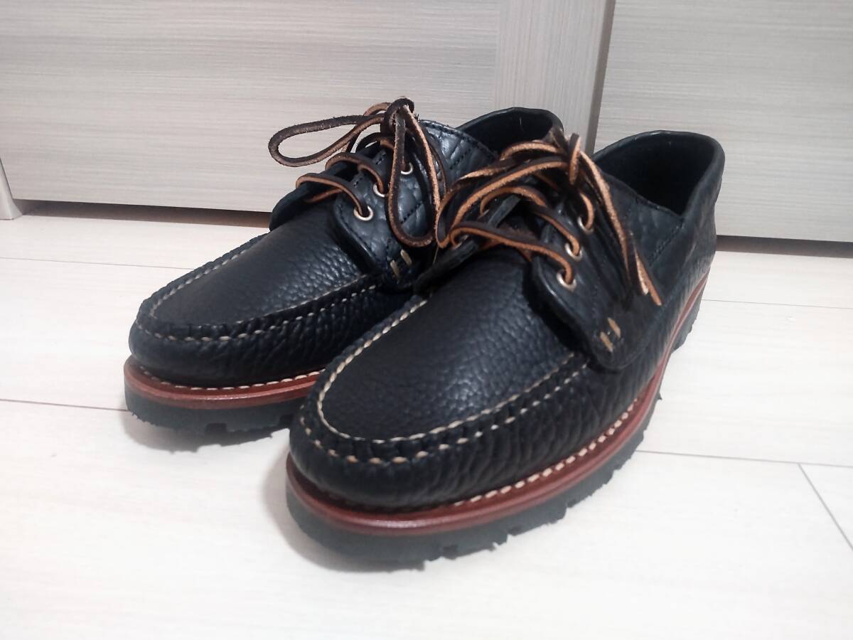 ★別注 US製 ブルックスブラザーズXランコート BROOKS BROTHERS X RANCOURT シューズ ★シボ革レザー ★RELTEX社ソール ★未使用品拍卖