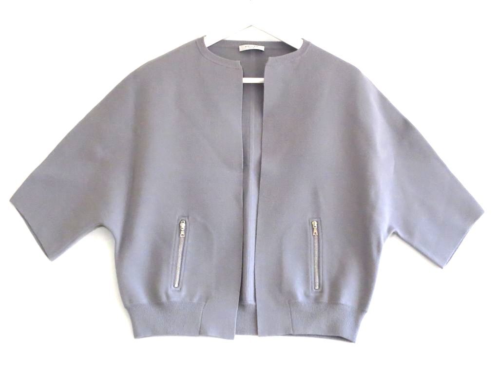 ADORE アドーア レーヨン混 カーディガン/ニットジャケット 七分袖 ドルマンスリーブ ・38 531-6275802拍卖